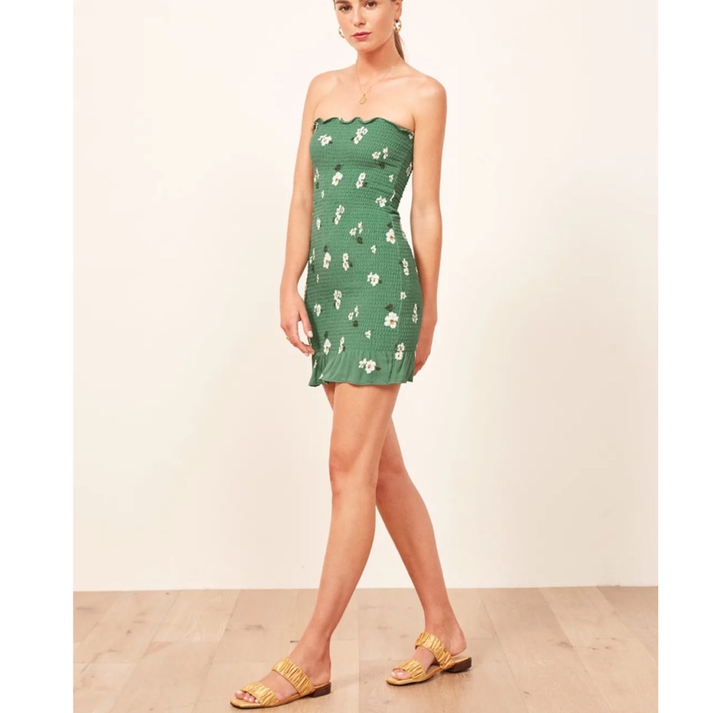 REFORMATION Chantilly Floral Mini Dress in Melrose